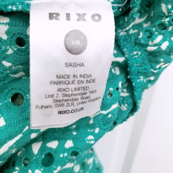 RIXO Sasha Floral Eyelet Mini Dress - Picture 11 of 12